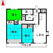 河芸マンション  ｜ 三重県津市河芸町東千里（賃貸マンション3LDK・7階・80.19㎡） その2