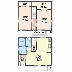 物件の間取り