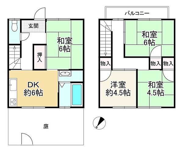 間取りを拡大表示