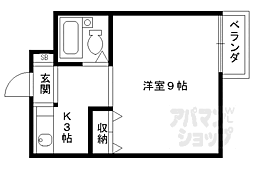 ＡＮＮＥＸ21 3階1Kの間取り