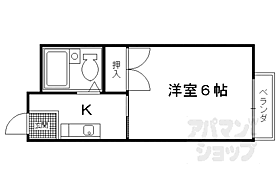 京都府京都市右京区嵯峨中山町（賃貸アパート1K・2階・17.96㎡） その2