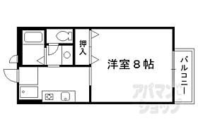 京都府京都市右京区山ノ内荒木町（賃貸アパート1K・2階・27.00㎡） その2