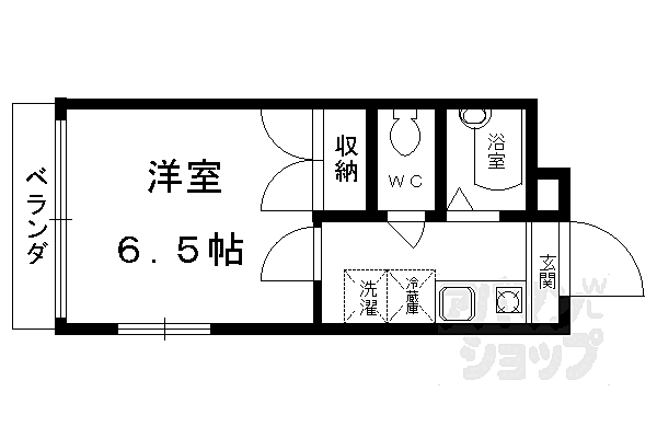 メゾン吉祥 301｜京都府京都市南区吉祥院車道町(賃貸マンション1K・3階・20.36㎡)の写真 その2