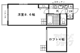 京都府京都市右京区西院巽町（賃貸マンション1K・9階・38.00㎡） その2