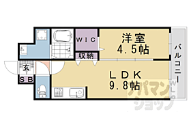 アンプルールフェール樹 306 ｜ 京都府長岡京市奥海印寺竹ノ下（賃貸アパート1LDK・3階・35.19㎡） その2