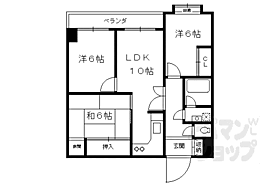 京都府京都市右京区嵯峨五島町（賃貸マンション3LDK・4階・60.87㎡） その2