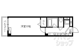 京都府京都市下京区室町通松原上ル高辻町（賃貸マンション1K・3階・24.10㎡） その2