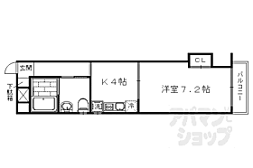 京都府京都市右京区西院平町（賃貸マンション1DK・1階・26.58㎡） その2