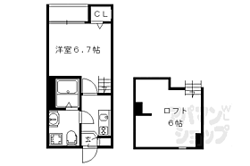 エクル中芝町 101W ｜ 京都府京都市山科区音羽中芝町（賃貸アパート1K・1階・21.72㎡） その2