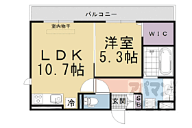 京都府京都市伏見区深草小久保町（賃貸アパート1LDK・2階・41.73㎡） その2