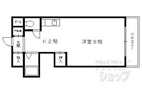 京都府京都市伏見区深草西浦町1丁目（賃貸マンション1K・2階・22.00㎡） その2