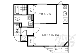 ＰＡＲＫ　ＨＩＬＬＳ　ＯＹＡＫＥ　Ｖｉｌｌａ　3 101W ｜ 京都府京都市山科区大宅御所田町（賃貸マンション1LDK・1階・36.30㎡） その2