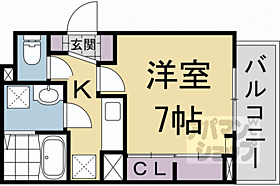 フィアクローバーII 201 ｜ 京都府京都市南区上鳥羽南中ノ坪町（賃貸アパート1K・2階・26.58㎡） その2