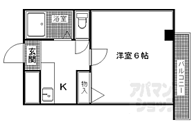 京都府京都市右京区西京極西池田町（賃貸マンション1K・6階・18.62㎡） その2