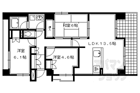 京都府京都市中京区東洞院通二条下ル瓦之町（賃貸マンション3LDK・4階・68.88㎡） その2