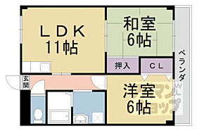 エルコラゾン 203 ｜ 京都府長岡京市今里2丁目（賃貸マンション2LDK・2階・55.00㎡） その2