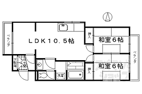 ドミールシャルマン 103 ｜ 京都府京都市南区八条内田町（賃貸マンション2LDK・1階・56.25㎡） その2