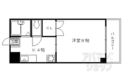 ルピナス321 103 1階1Kの間取り