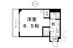 ＳＵＮ　ＰＬＡＣＥ 4階1Kの間取り