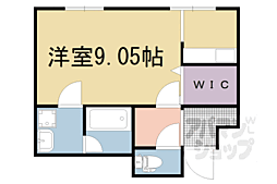 プラネシア星の子山科駅前 1Kの間取図画像