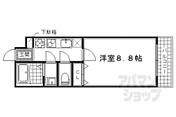 メゾンクレア 1Kの間取図画像