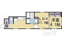 カイム 1LDKの間取図画像