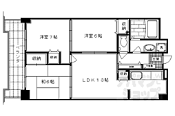 かーせん22 3LDKの間取図画像
