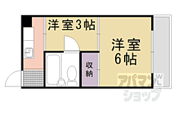 エクセレント日ノ岡 2Kの間取図画像