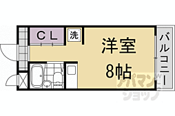 アネックスジロ 1Kの間取図画像