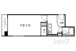 ピアッツア・アルテ 1Kの間取図画像