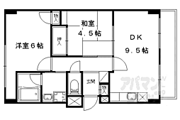ドルチェ・ナギツジ 2DKの間取図画像