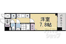 ファステート京都洛南エリーゼ 1Kの間取図画像
