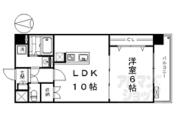 abundanceMYUJIN 1LDKの間取図画像