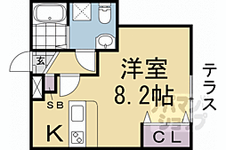 INCUBATE ワンルームの間取図画像