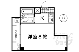 コートハウス88 1Kの間取図画像