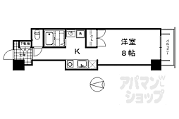 KIND3 1Kの間取図画像