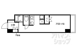 KIND3 1Kの間取図画像