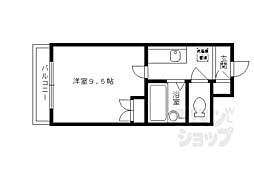 富士ラビット七条館 1Kの間取図画像