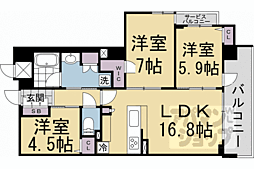 ユニハイム京都七条通り 7階