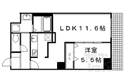 ときわぎ 1LDKの間取図画像