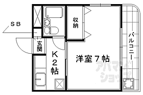 京都府京都市右京区太秦中筋町（賃貸マンション1K・2階・18.90㎡） その2