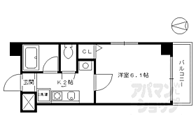 バインオークノチェ 201 ｜ 京都府京都市中京区二条通高倉西入松屋町（賃貸マンション1K・2階・18.43㎡） その2