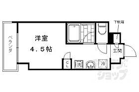 京都府京都市右京区西京極北大入町（賃貸マンション1R・4階・15.78㎡） その2