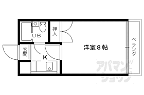 京都府京都市右京区嵯峨釈迦堂門前裏柳町（賃貸マンション1K・4階・21.00㎡） その2