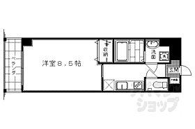 京都府京都市右京区西京極南大入町（賃貸マンション1K・4階・27.94㎡） その2