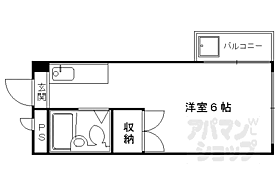 西田マンション 302 ｜ 京都府京都市下京区岩上通高辻下る吉文字町（賃貸マンション1R・3階・16.00㎡） その2