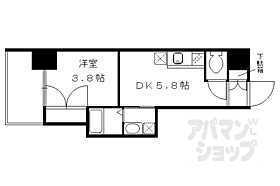 京都府京都市上京区日暮通丸太町上る西入西院町（賃貸マンション1DK・3階・24.32㎡） その2