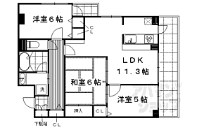 京都府京都市上京区西堀川通丸太町上る上堀川町（賃貸マンション3LDK・3階・70.85㎡） その2