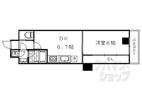 京都府京都市下京区御影堂町（賃貸マンション1DK・3階・32.20㎡） その2