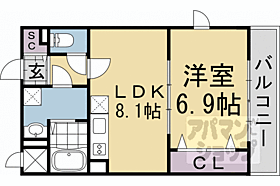 京都府京都市右京区西院日照町（賃貸マンション1LDK・2階・38.38㎡） その2